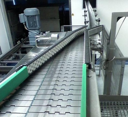 不銹鋼鏈板運(yùn)行方向及輸送機(jī)組合應(yīng)用