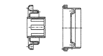皮帶輸送機(jī)新型免加工止口托輥的設(shè)計