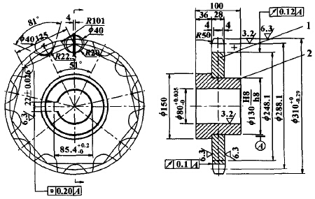 輸送機鏈輪的數(shù)控銑削加工編程研究