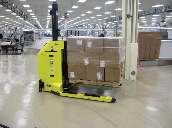 自動(dòng)導(dǎo)引車(chē)在包裝流水線車(chē)間的應(yīng)用