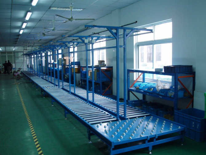 重力式輥筒輸送機設(shè)計中若干問題的探討